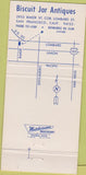 Matchbook Cover - Biscuit Jar Antiques San Francisco CA 30 Strike