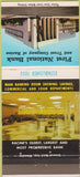 Matchbook Cover - First National Bank Racine WI 30 Strike