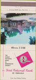 Matchbook Cover - First National Bank Freehold NJ 30 Strike