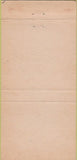 Matchbook Cover - Orange Bowling Lanes Kissimmee FL 30 Strike