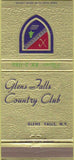Matchbook Cover - Glens Falls Country Club Glens Falls NY 30 Strike