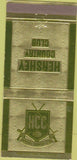 Matchbook Cover - Hershey Country Club PA 30 Strike