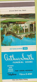 Matchbook Cover - Arthur Smith Funeral Home Port Huron MI 30 Strike