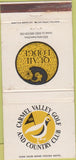 Matchbook Cover - Carmel Valley Golf Country Club CA 30 Strike