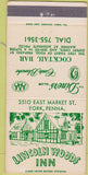 Matchbook Cover - Lincoln Woods Inn York PA 30 Strike