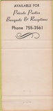 Matchbook Cover - Lincoln Woods Inn York PA 30 Strike
