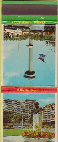 Matchbook Cover - Ville De Demain Euromast Rotterdam Holland