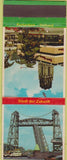 Matchbook Cover - Stadt Der Zukunft Laurens church Rotterdam Holland
