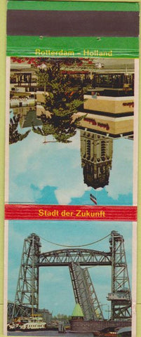 Matchbook Cover - Stadt Der Zukunft Laurens church Rotterdam Holland