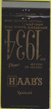 Matchbook Cover - Haab'sYpsilanti MI Bank 30 Strike