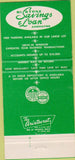Matchbook Cover - Bi Stone Savings Loan Mexia TX 30 Strike