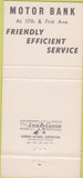 Matchbook Cover - Scottsbluff National Bank NE 30 Strike