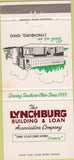 Matchbook Cover - Lynchburg Building Loan OH WEAR 30 Strike