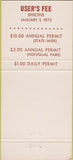 Matchbook Cover - Missouri State Parks Jefferson City MO 30 Strike
