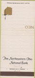 Matchbook Cover - Northeastern Ohio National Bank 30 Strike