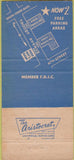 Matchbook Cover - Park National Bank Kansas City MO 30 Strike