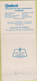 Matchbook Cover - Unifirst Federal Savings Jackson MS 30 Strike