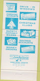 Matchbook Cover - Commercial Bank Panama City FL 30 Strike