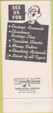 Matchbook Cover - Packers National Bank Omaha NE 30 Strike