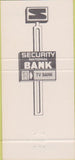 Matchbook Cover - Security National Bank Omaha NE 30 Strike