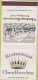 Matchbook Cover - Chateau Souverain Healdsburg CA 30 Strike
