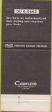 Matchbook Cover - Royal Espanda Men's Hair Salon Los Angeles CA 30 Strike