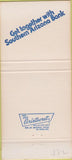 Matchbook Cover - Southern Arizona Bank  30 Strike