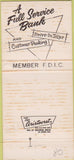 Matchbook Cover - The Andover Bank Austinburg OH 30 Strike