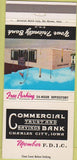 Matchbook Cover - Commercial Trust Savings Charles City IA 30 Strike