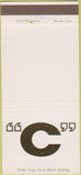 Matchbook Cover - Central National Bank Trust Des Moines IA 30 Strike