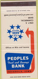 Matchbook Cover - Peoples Trust Savings Bank Indianola IA Auto Loans 30 Strike