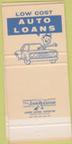 Matchbook Cover - Peoples Trust Savings Bank Indianola IA Auto Loans 30 Strike