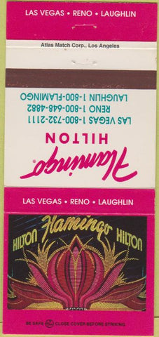 Matchbook Cover - Flamingo Hilton Reno Las Vegas Laughlin NV 30 Strike