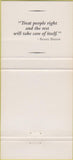 Matchbook Cover - Ninion's Horseshoe Casino Las Vegas NV 30 Strike