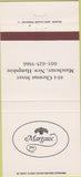Matchbook Cover - Margaux Manchester NH 30 Strike