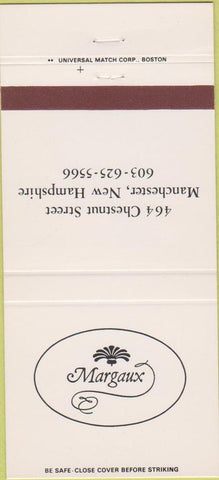 Matchbook Cover - Margaux Manchester NH 30 Strike