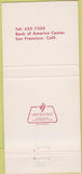 Matchbook Cover - Carnelian Room San Francisco CA 30 Strike