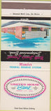 Matchbook Cover - United Home Bank Mason City IA 30 Strike