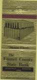Matchbook Cover - Emmet County State Bank Esterville Ringsted IA 30 Strike