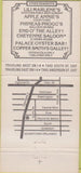 Matchbook Cover - Church Street Station Pensacola FL Rosie O'Grady's 30 Strike