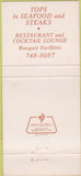 Matchbook Cover - The Pier Bradenton FL 30 Strike