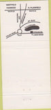 Matchbook Cover - Lake Edge  Watchung NJ 30 Strike