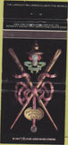 Matchbook Cover - Drone's Bar Grill Hollywood CA Athletic Club 30 Strike