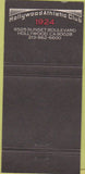 Matchbook Cover - Drone's Bar Grill Hollywood CA Athletic Club 30 Strike