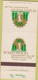 Matchbook Cover - Westwood Country Club Vienna VA 30 Strike