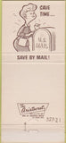 Matchbook Cover - Security State Bank Algona IA 30 Strike