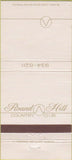 Matchbook Cover - Round Hill Country Club Alamo? CA 30 Strike