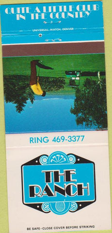 Matchbook Cover - The Ranch golf Denver CO 30 Strike