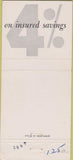 Matchbook Cover - First Federal Savings Chicago IL 30 Strike