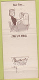 Matchbook Cover - Security State Bank Algona IA 30 Strike